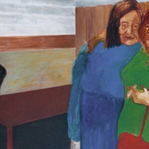 two ladies in pub schilderij judith de boer