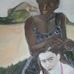 zelf portret schilderij judith de boer